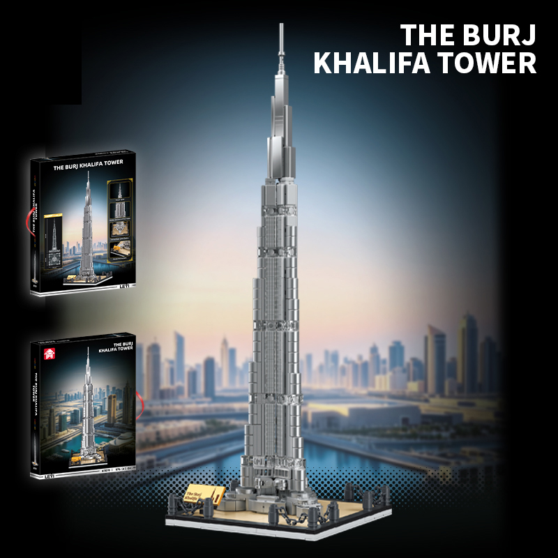 Solar System Orrery - 576 Stuks Beroemd Gebouw Dubai Burj