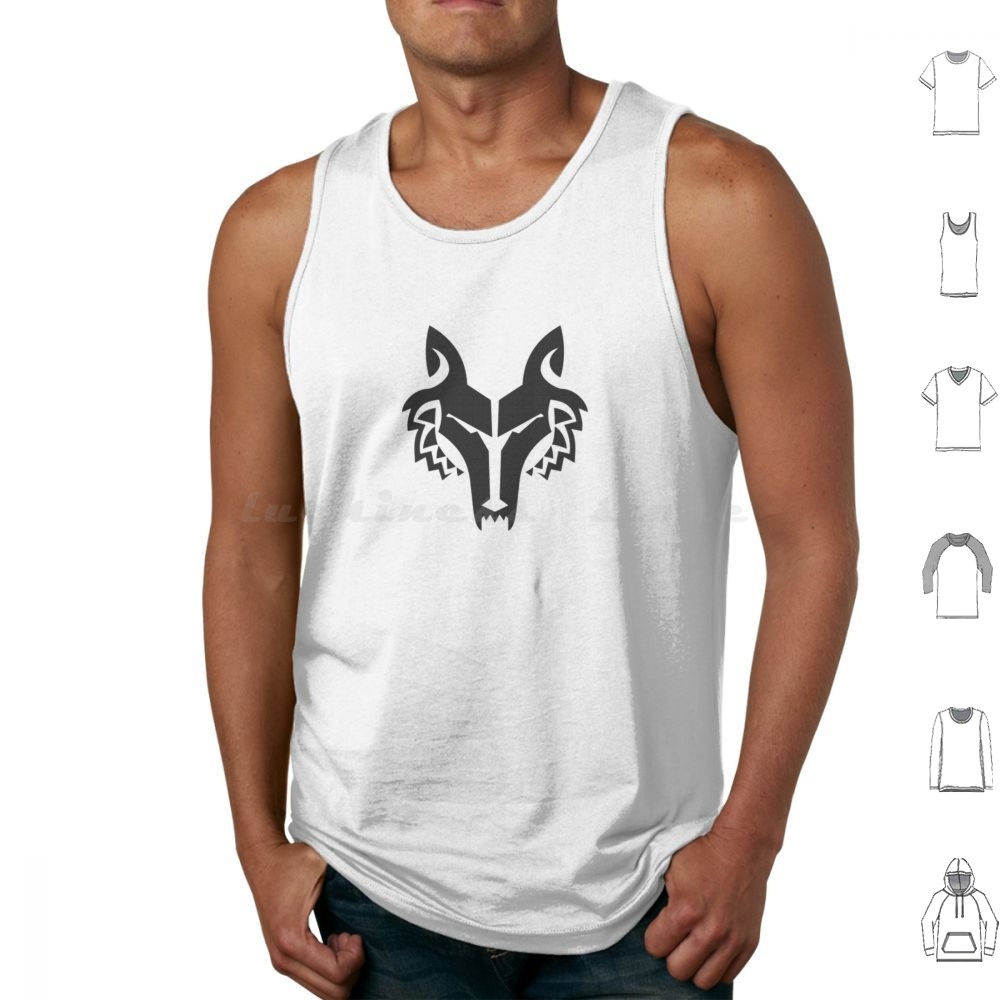 Science And Hobby - Wolf Pack Tanktops Print Katoen Leger
