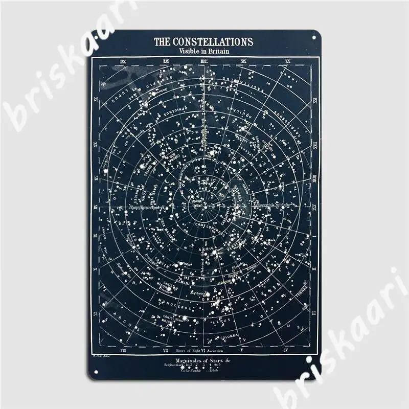 Vintage Star Sterrenbeelden Ka - Star Map Poster recensie en prijs