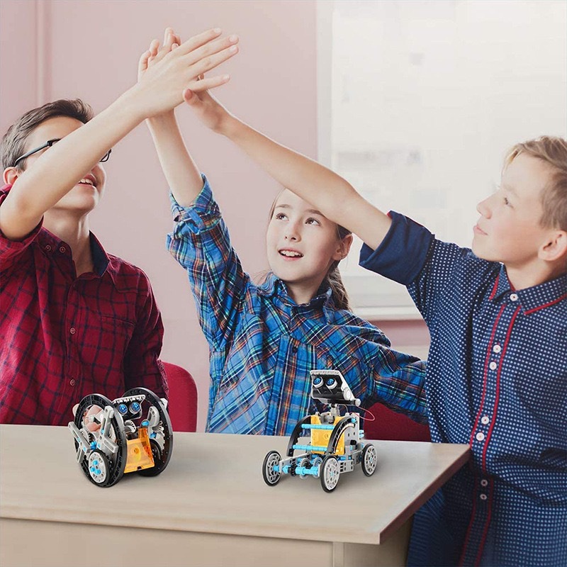 13-in-1 Robotkit op zonne-ener - Science Project Robot recensie en prijs