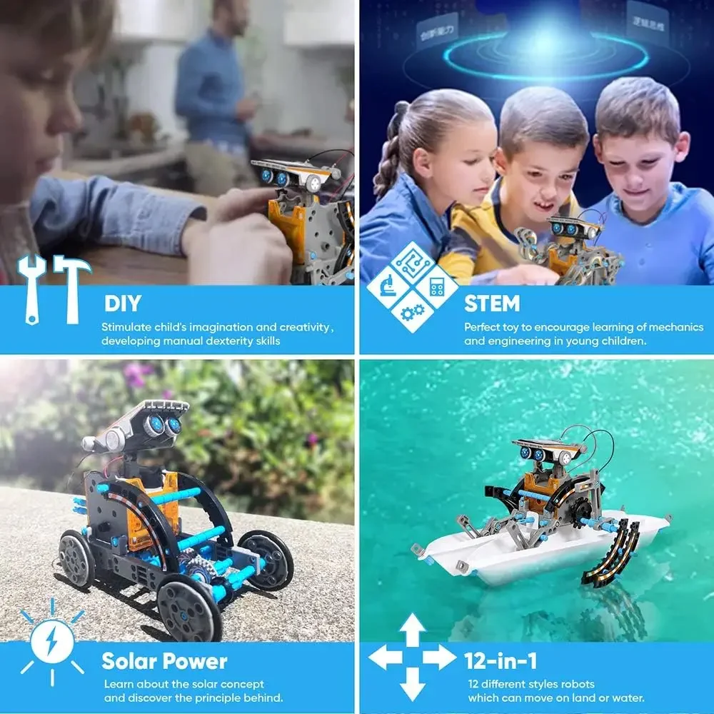 13-in-1 onderwijs zonne-robots - Science Project Robot recensie en prijs