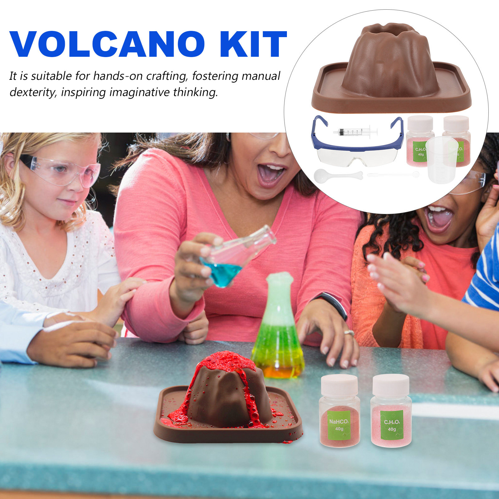 1 Set Vulkaanuitbarstingen Exp - Volcano Kit Eruption recensie en prijs