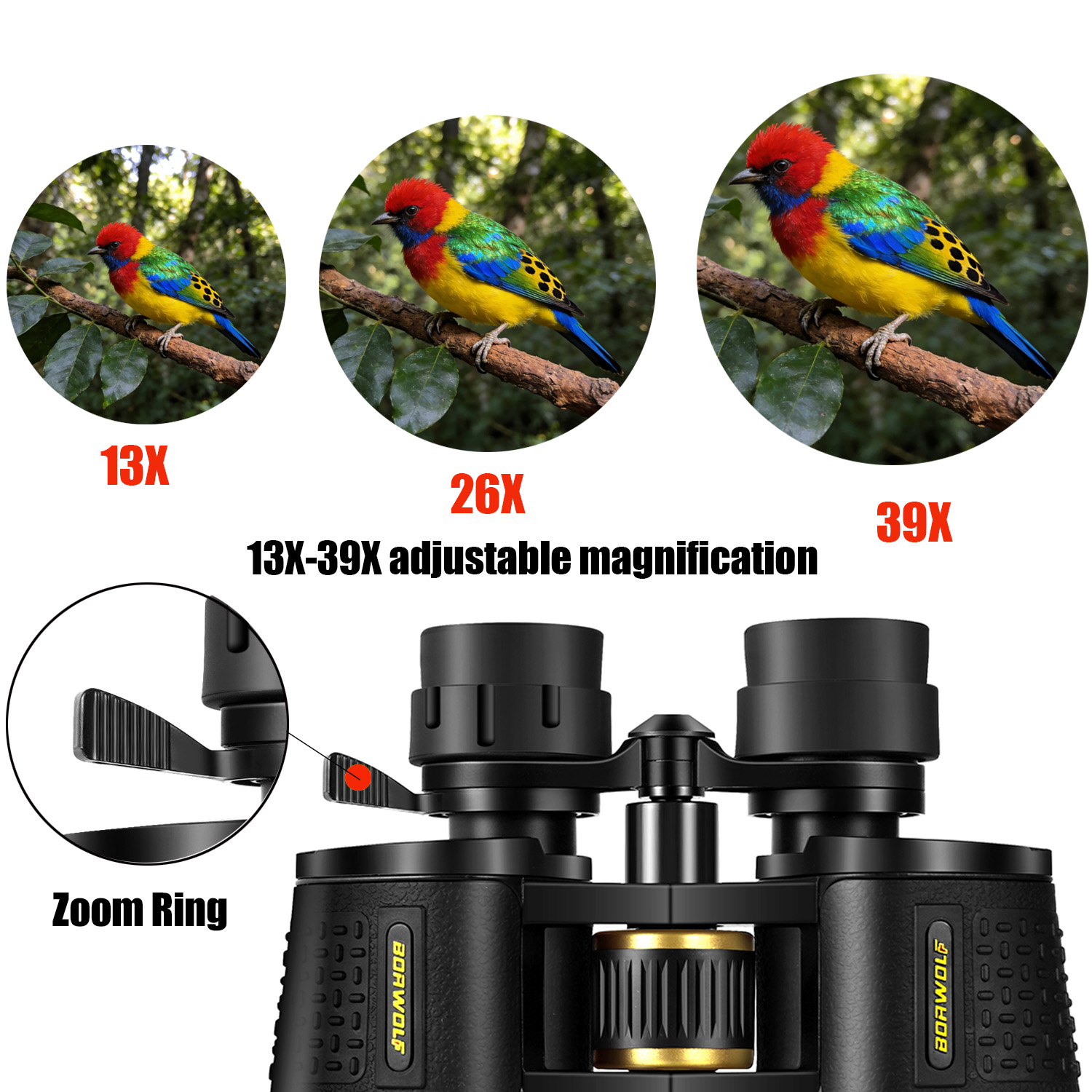 BORWOLF 13-39X70 ED Hoge Vergr - National Geographic Telescope 70Mm recensie en prijs