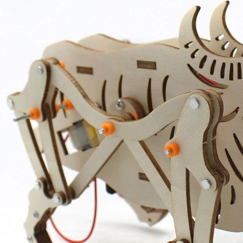 Houten mechanische robotvee Sc - Science Project Robot recensie en prijs