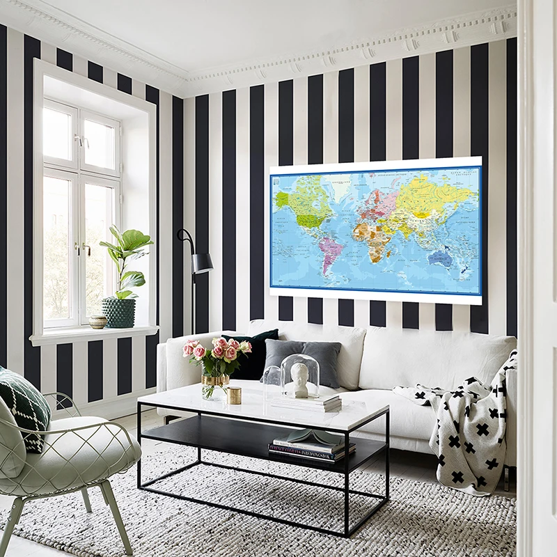 Carte Du Monde Wereldkaart Muu - Star Map Poster recensie en prijs